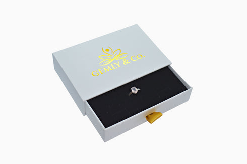Divya दिव्या | Rosenquarz | Ring | Silber | Rhodiniert